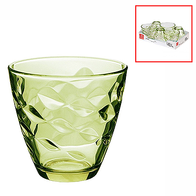 Staklena čaša FLORA GREEN Bormioli rocco 6642526CL 6KOM