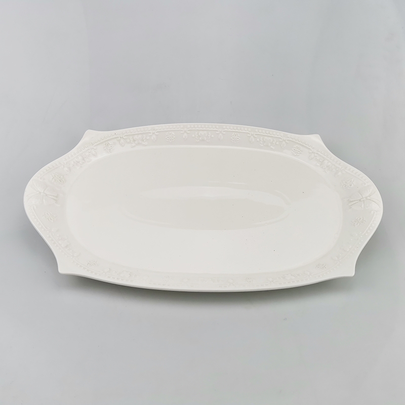 Keramički tanjir beli 190063