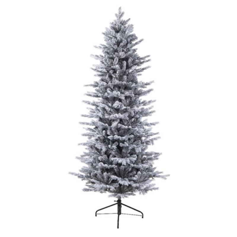 Novogodišnja jelka Grandis slim fir frosted 210cm-100cm Everlands 68.1492