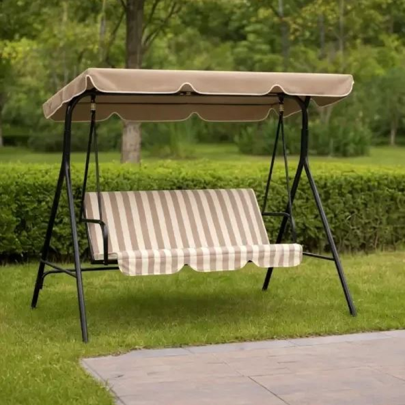 Baštenska ljuljaška kapućino pruge 24-LP003kp