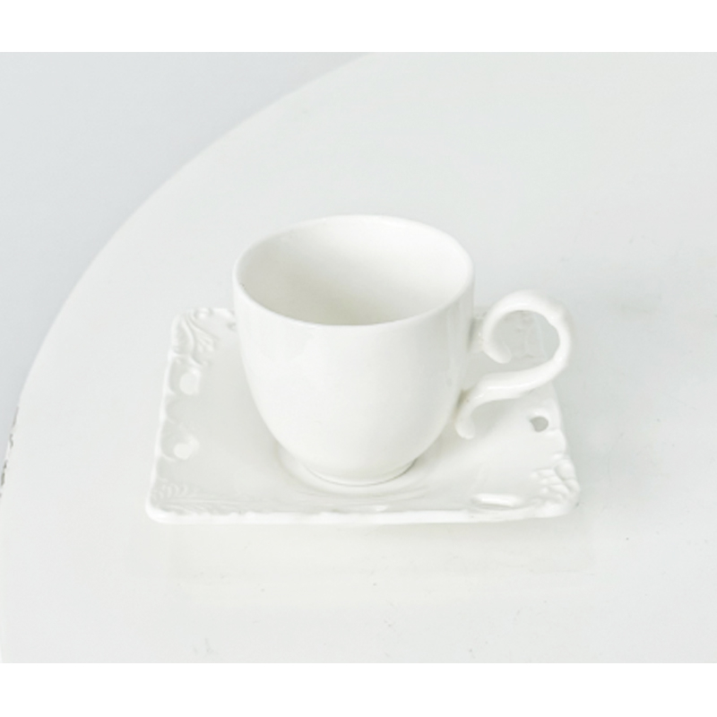 Keramicka solja set 8.6x6.3x5.3cm 10.4x10.4x1.3cm